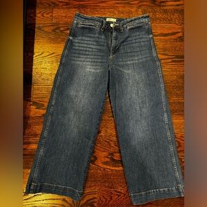 OAT size 8/29 cropped wide leg jeans!